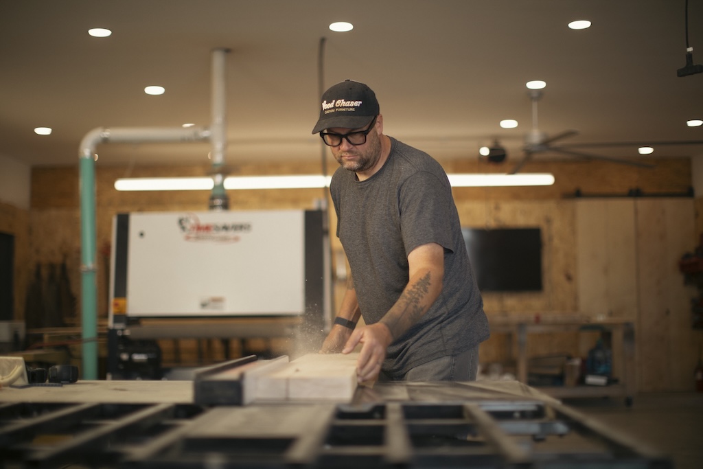 Wood Chaser workshop interior