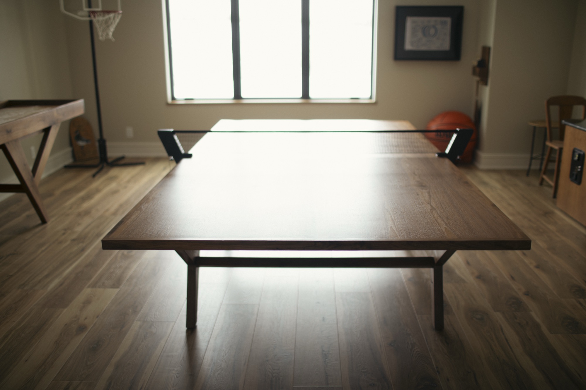 Walnut Ping-Pong Table