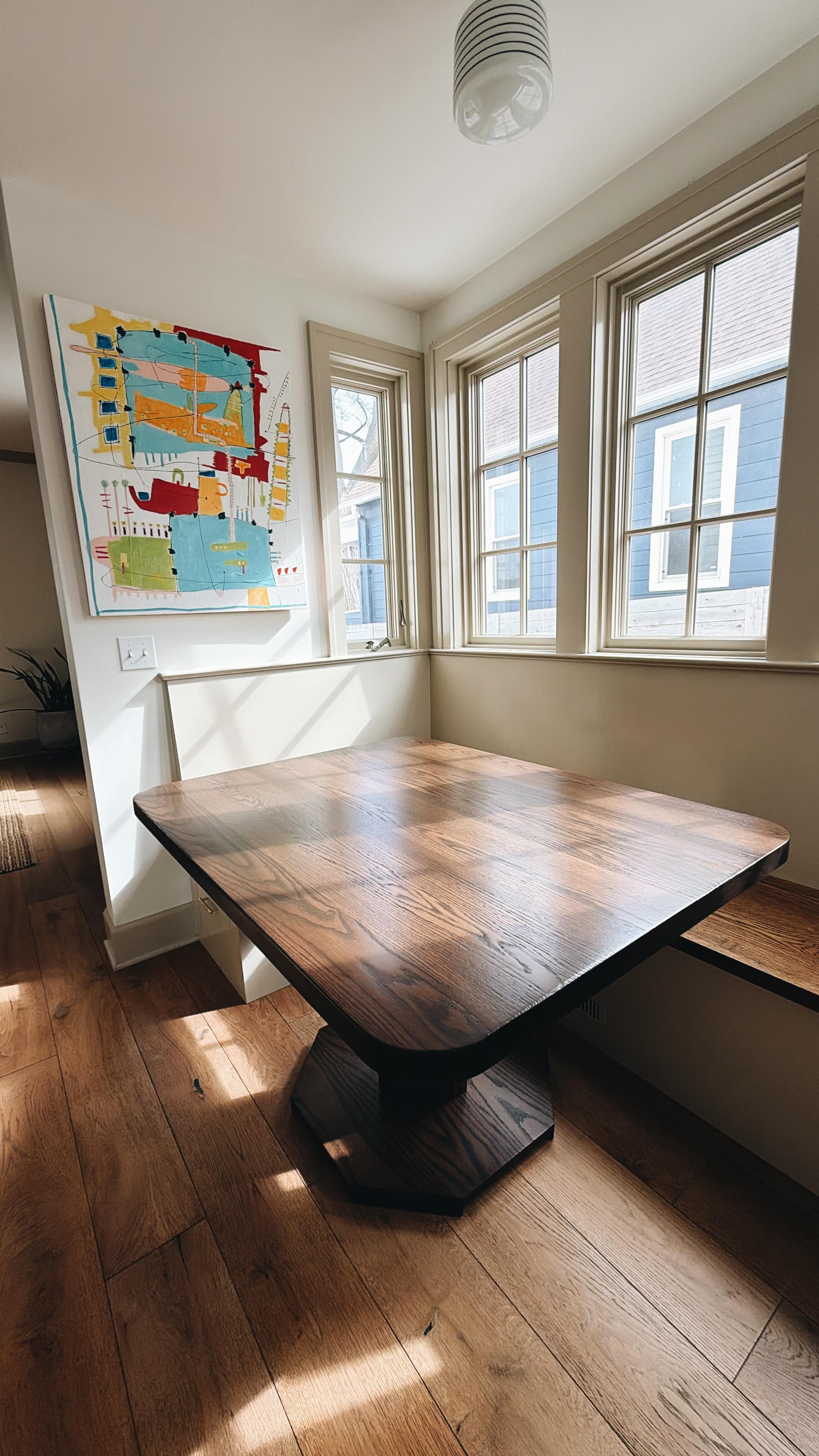 Oak Kitchen Nook Table
